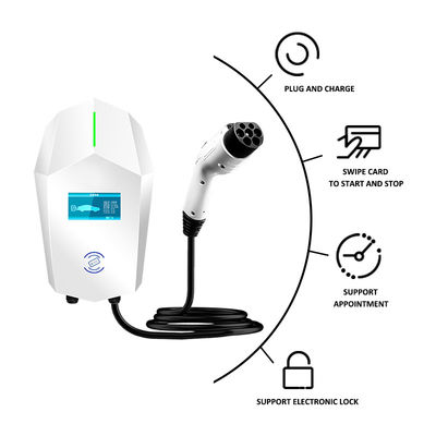 7KW 11kw EVSE 충전소 50Amp EV 충전기 OEM