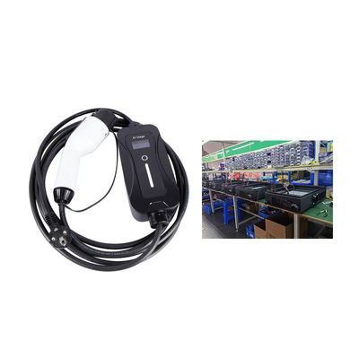 휴대용 야외 EVSE 전기 차량 충전 스파일 110V-250V